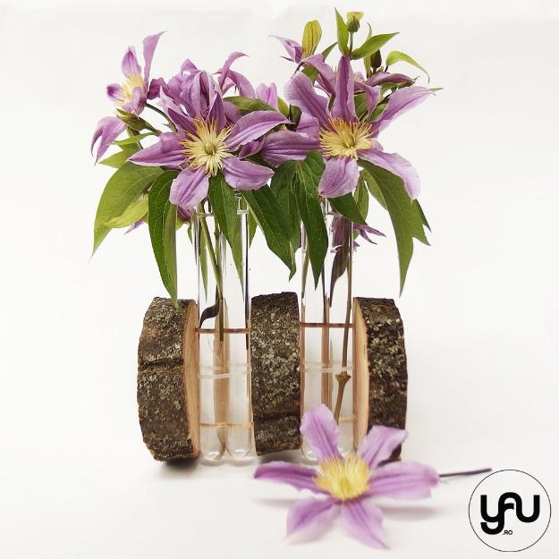Aranjament floral clematis yau.ro yau concept elena toader